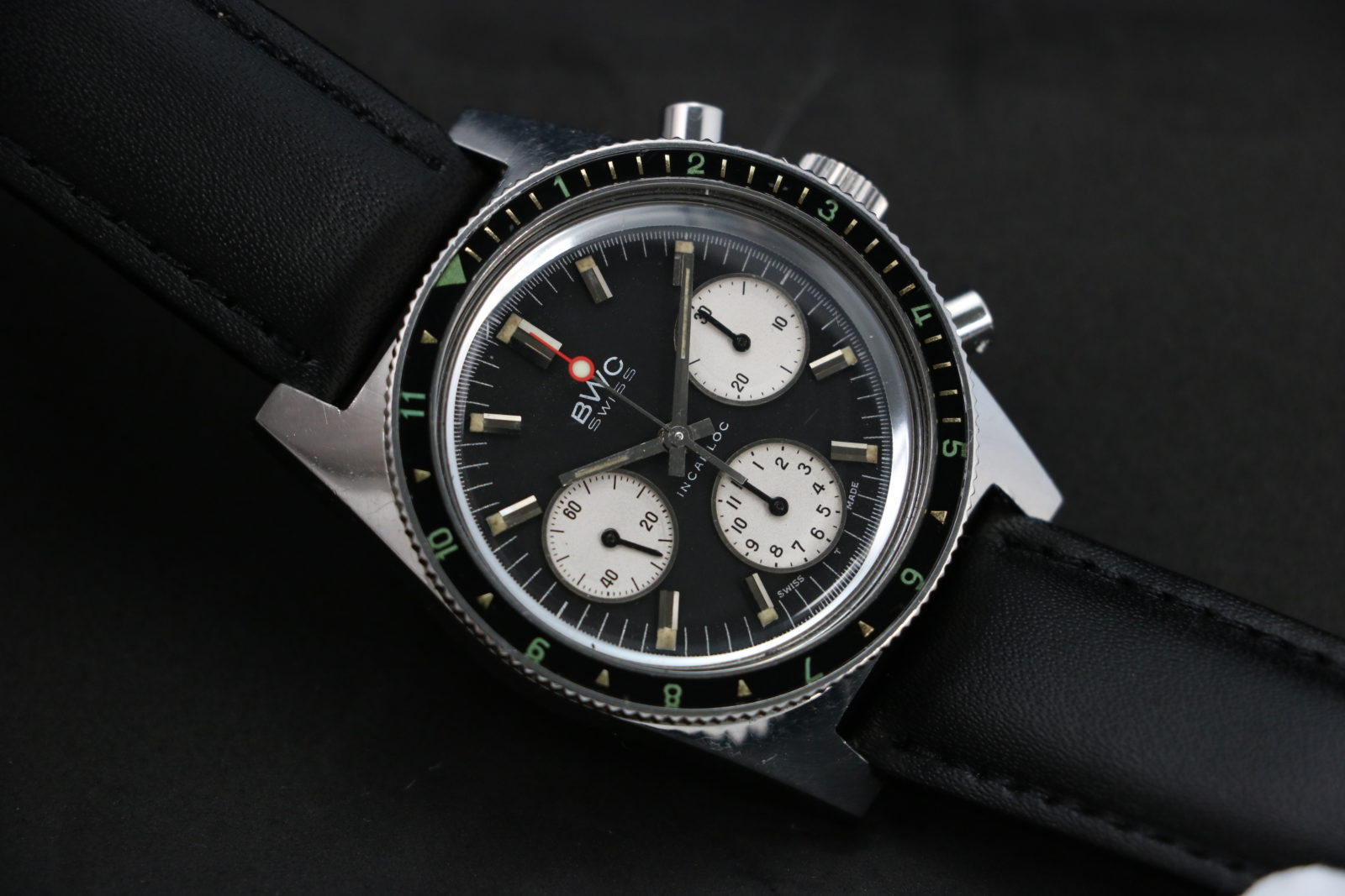 BWC REVERSE PANDA CHRONOGRAPH | VALJOUX 72 | STEEL • Vintage Watches ...