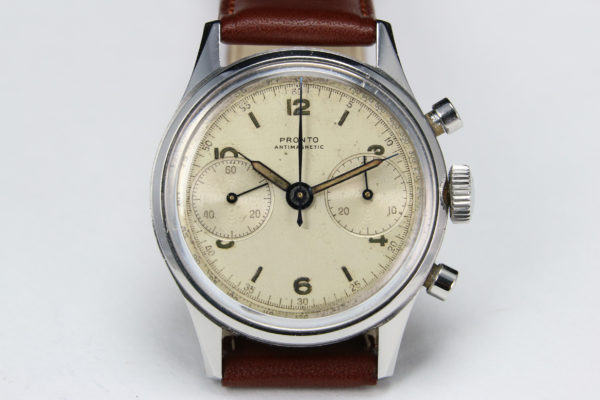 1940'S PRONTO VZ CHRONOGRAPH STEEL 35MM • Vintage Watches For Sale ...