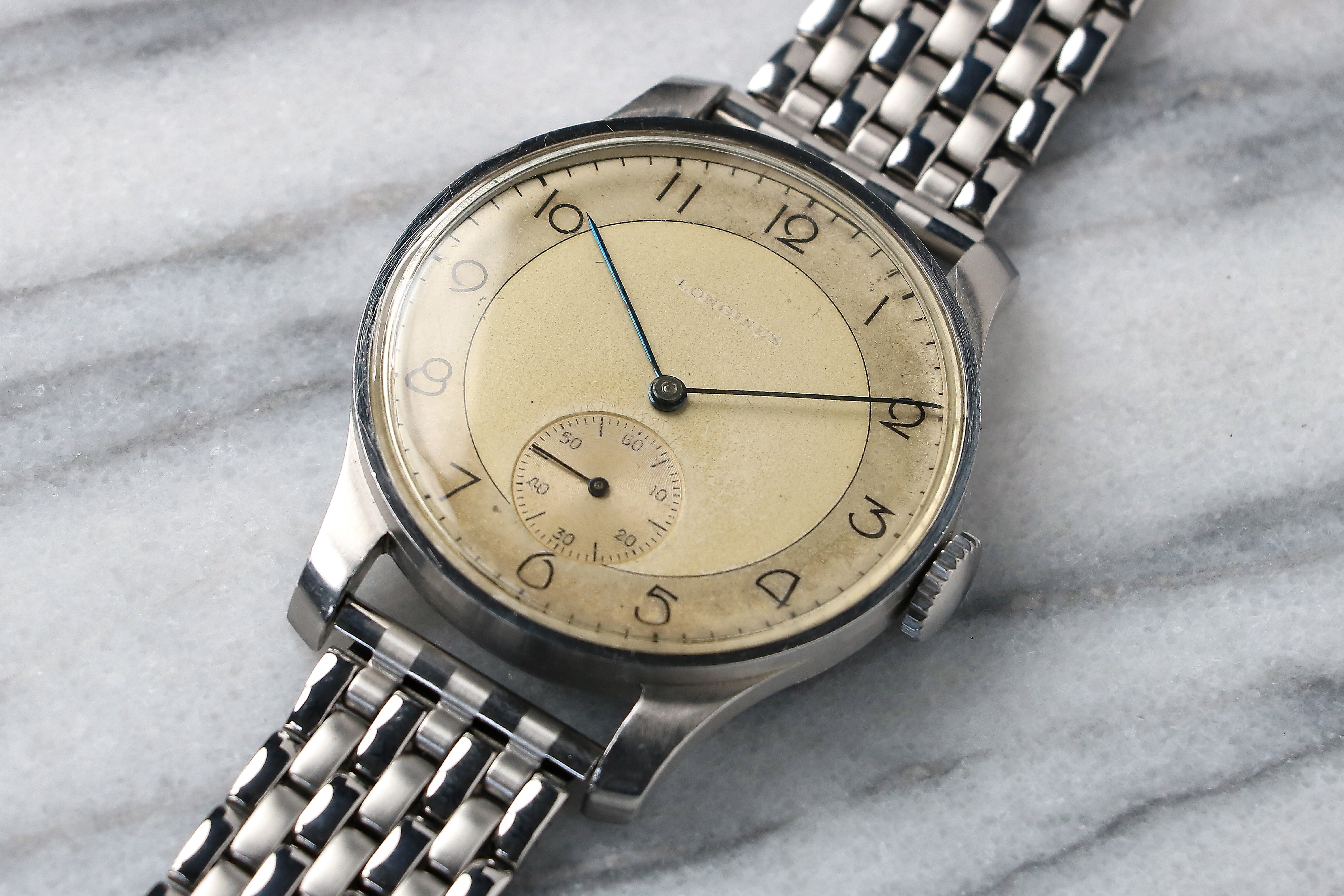 1943 LONGINES REF. 5056 COIN EDGE