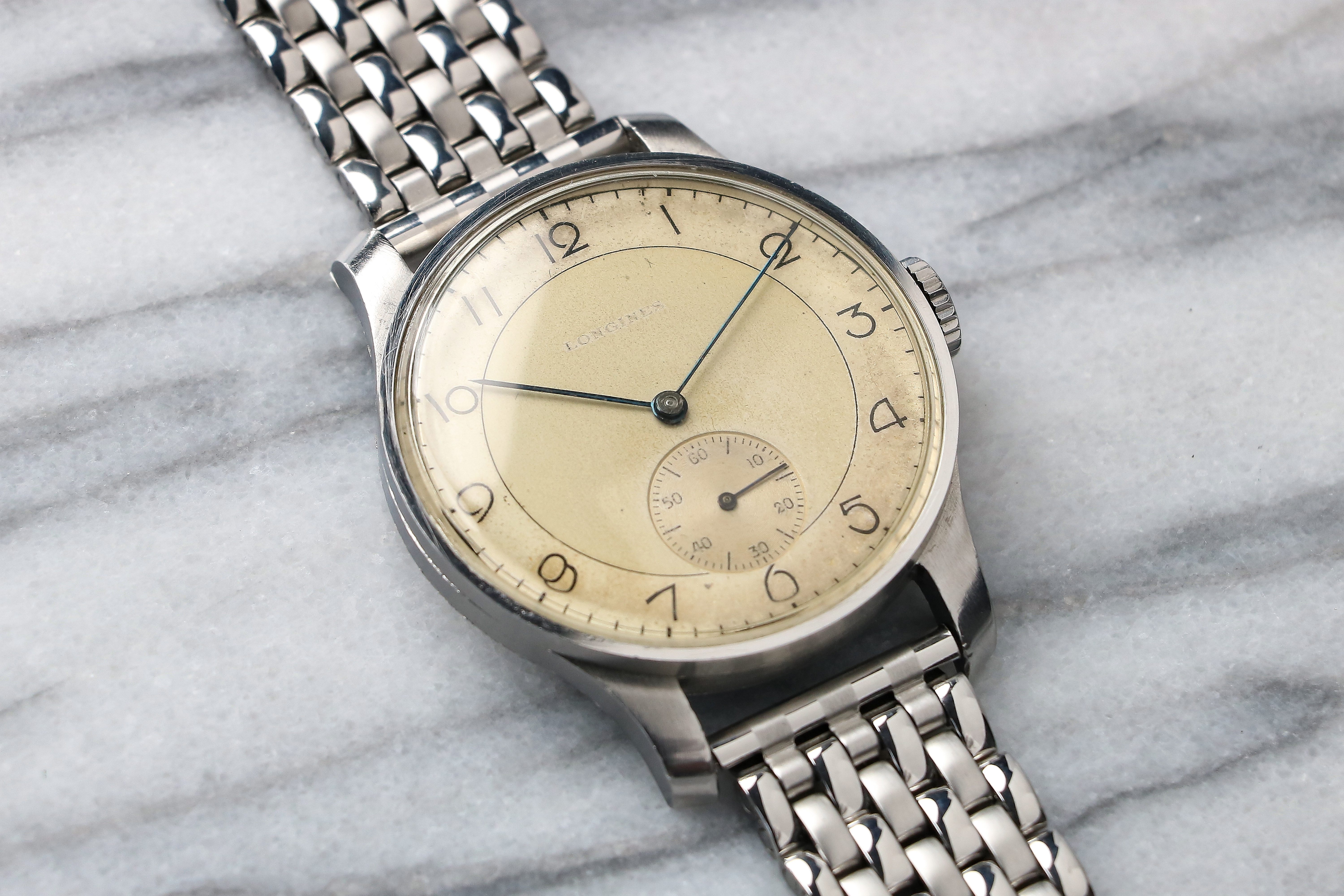 1943 LONGINES REF. 5056 COIN EDGE